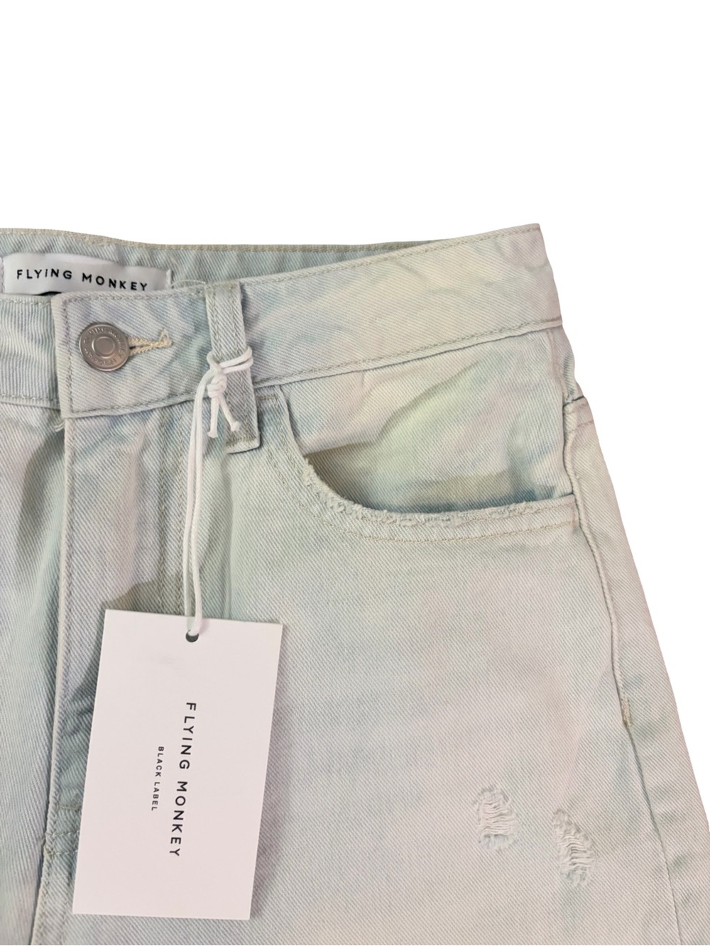 NWT Flying Monkey Black Label Reform High Rise Mom Jeans Light Wash Women’s 24 - Picture 4 of 10